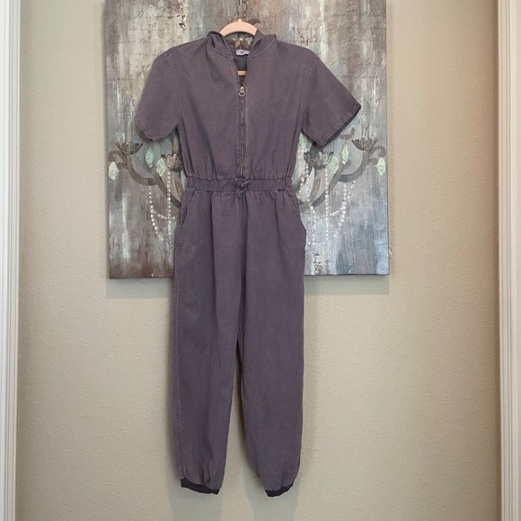 Zara Other - Zara Girls Purple Hooded Jumpsuit